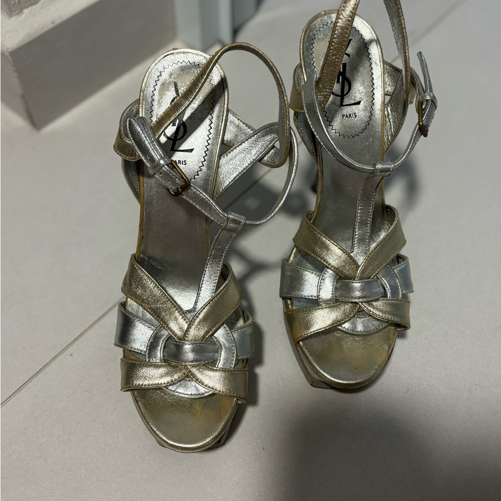 YSL sandal heel